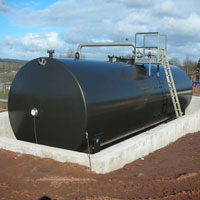 Oil storage tanks by Darke Engineering